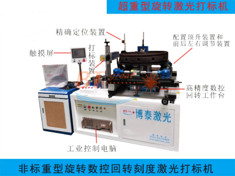 超重型旋轉激光打標機